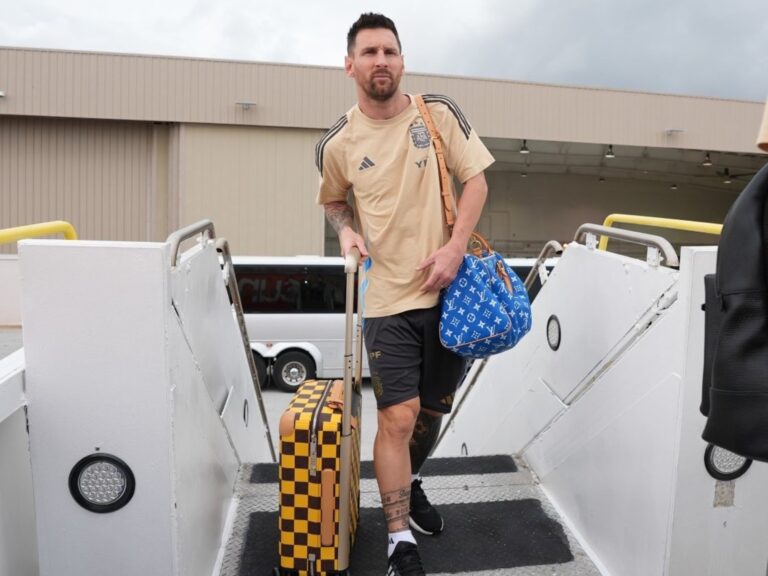 La Selección Argentina llegó a Washington con la certeza de la titularidad de Messi