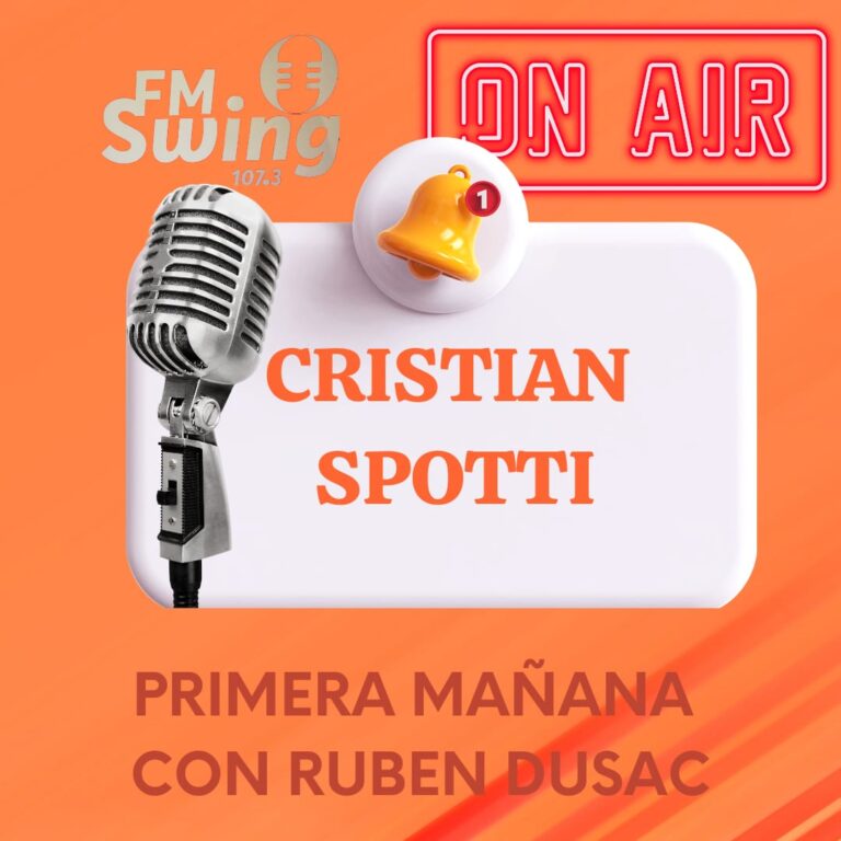 Cristian Spotti en primera mañana