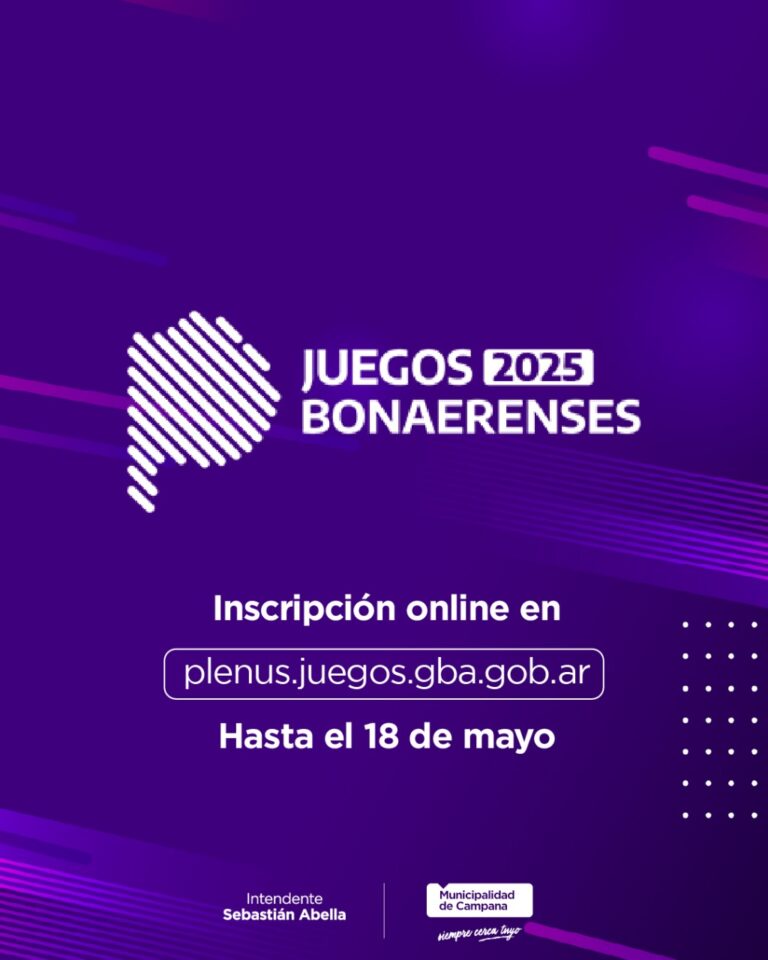 Juegos Bonaerenses 2025: hasta el 18 hay tiempo de inscribirse
