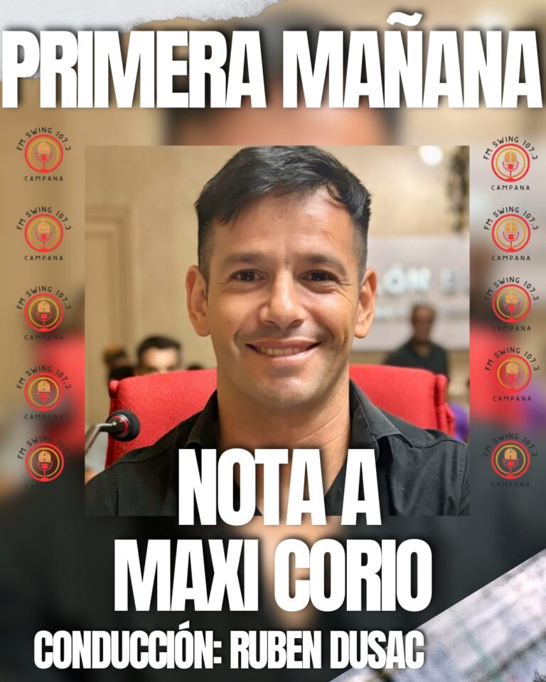 Maxi Corio ( L.L.A )  El Gobierno Nacional está haciendo un trabajo excepcional