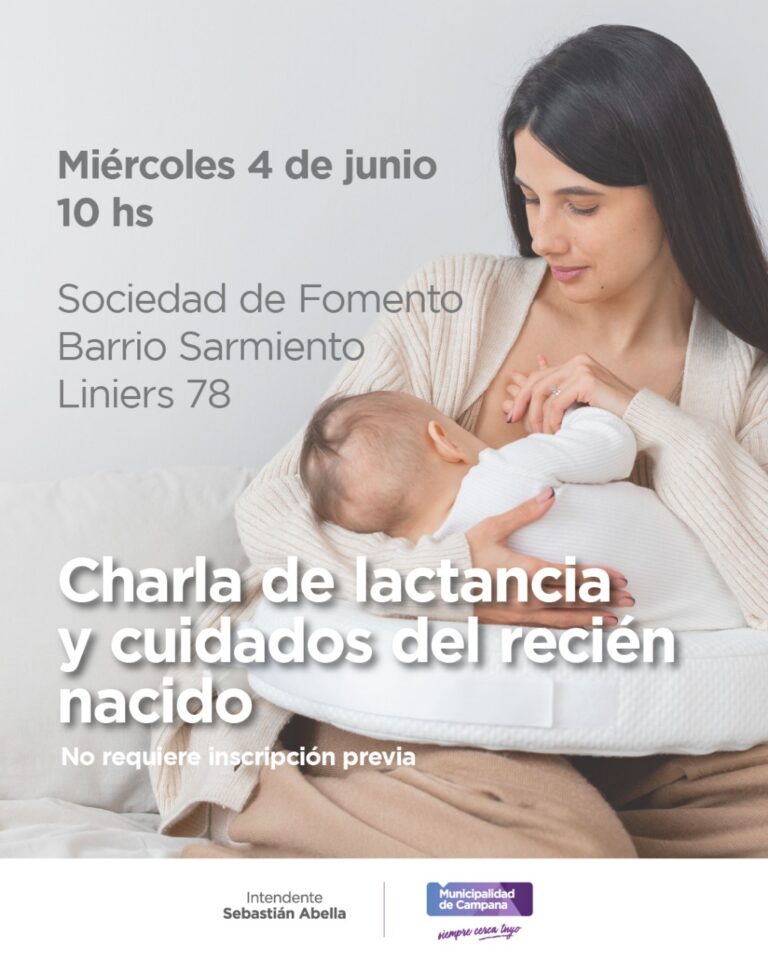 Mañana se realizará una charla sobre lactancia y cuidados del recién nacido