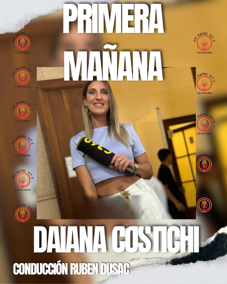 Daiana Costichi : Campana 360 y F.M.Swing 107.3 en una cobertura única en estas Elecciones Provinciales