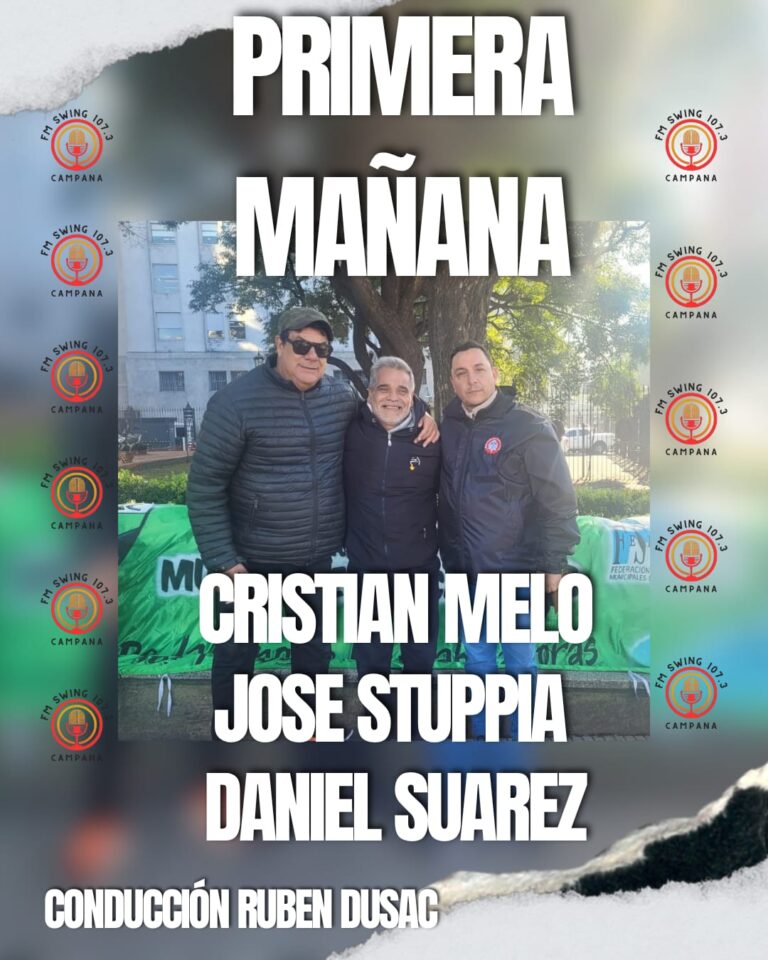 En la movilización a plaza de Mayo : Cristia Melo de Campana ( Sec adj.)Jose Stuppia ( Sec Gral de Olavarria ) y Daniel Suarez (Sec. Gral de Cañuelas) Municipales presente