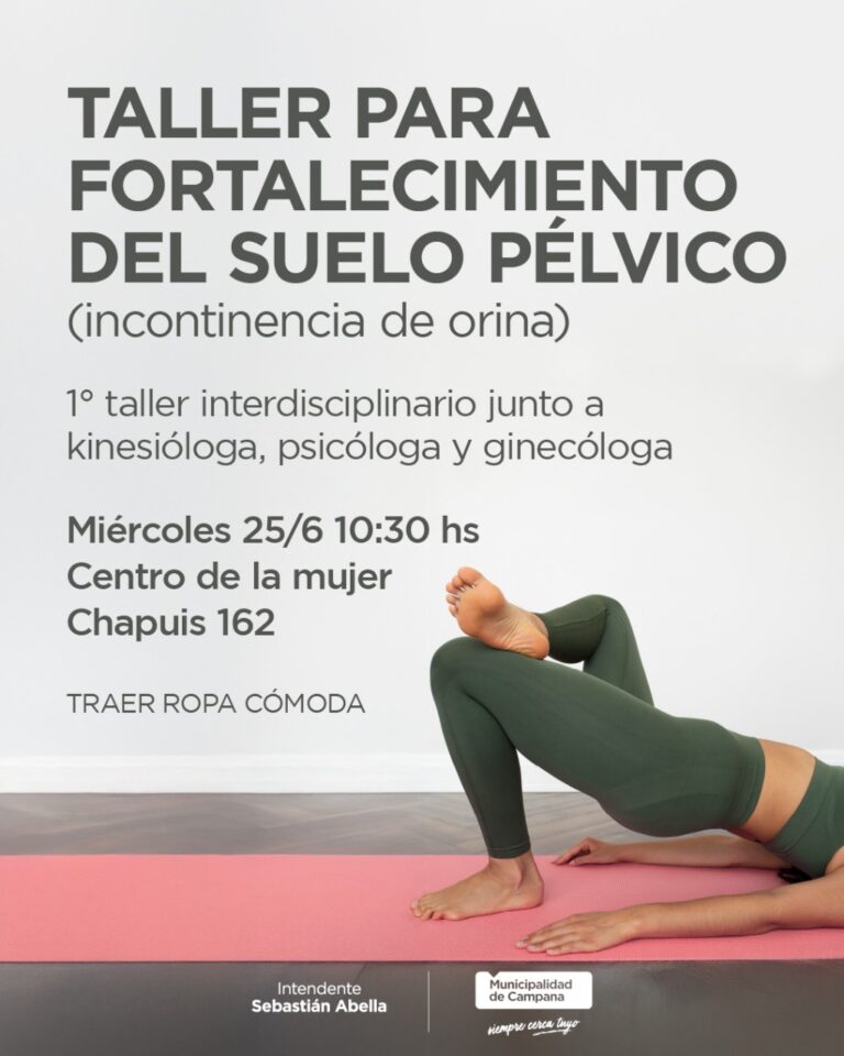 Ejercicios de Kegel: se desarrollarán encuentros gratuitos para prevenir y controlar la incontinencia
