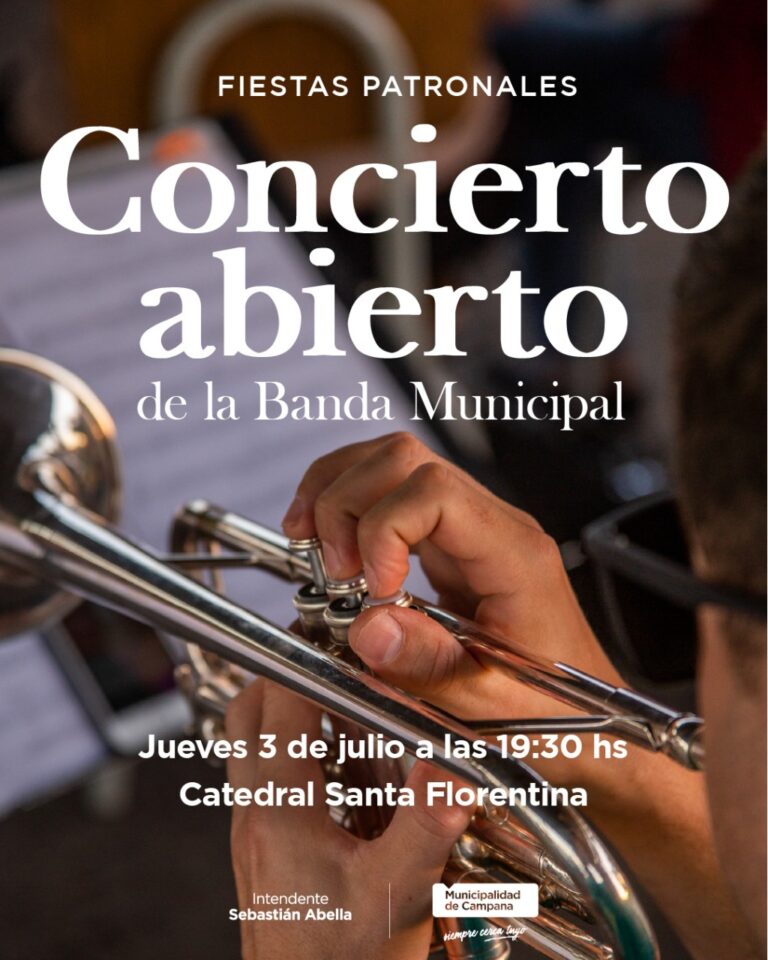 La Banda Municipal dirá presente en las Fiestas Patronales
