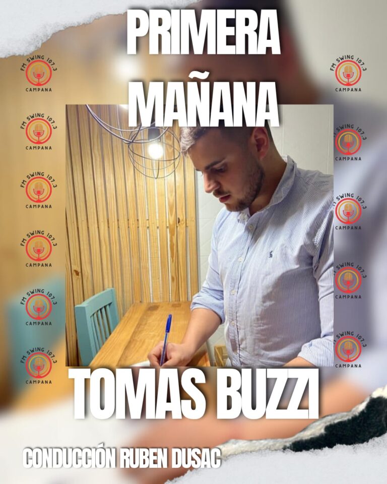 Tomas Buzzi representante del Radasismo en Campana dentro de Somos Buenos Aires