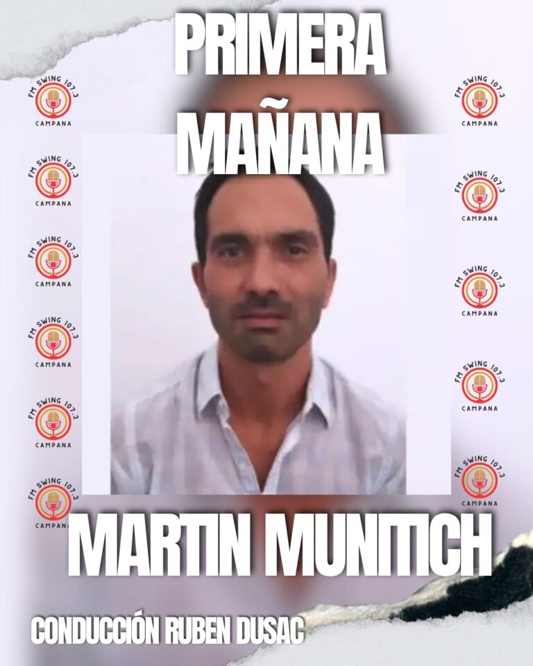 Martin Munitich Pte de la U C R de Campana: Se voto seguir acompañando a Sebastian Abella