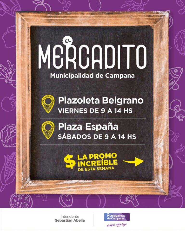 El Mercadito de Campana tendrá nuevas e increíbles promociones