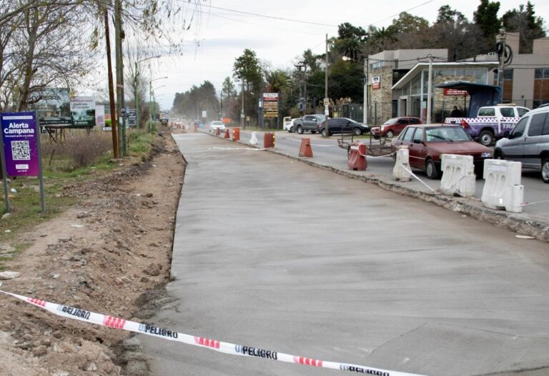 Ya comenzó la repavimentación de la Ruta 4