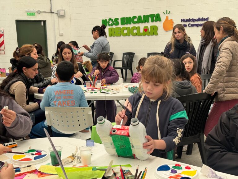 Vacaciones verdes: grandes y chicos disfrutaron de la propuesta del Centro de Reciclaje