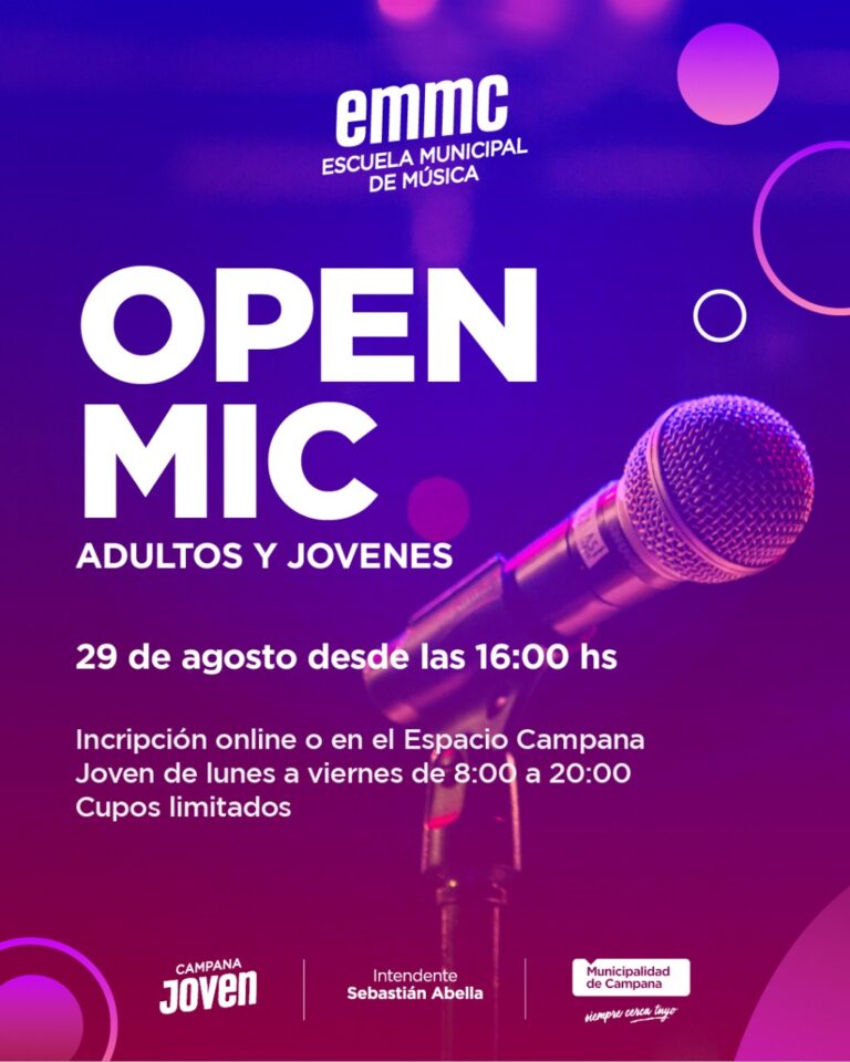 Campana Joven lanza un nuevo “Open Mic” para jóvenes y adultos