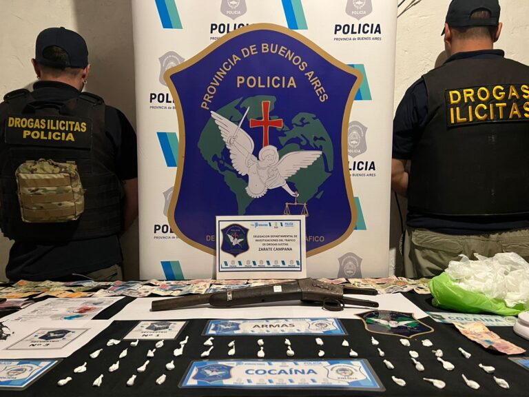 Incautan cocaína y marihuana en un nuevo operativo antidroga en Campana