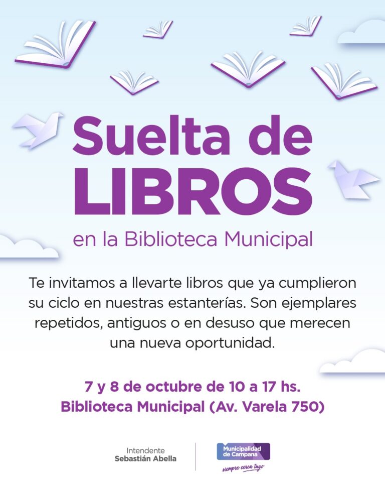La Biblioteca Municipal realizará este martes y miércoles una “suelta de libros”