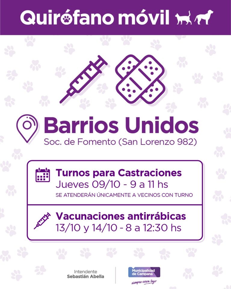 El quirófano móvil del Municipio estará en Barrios Unidos