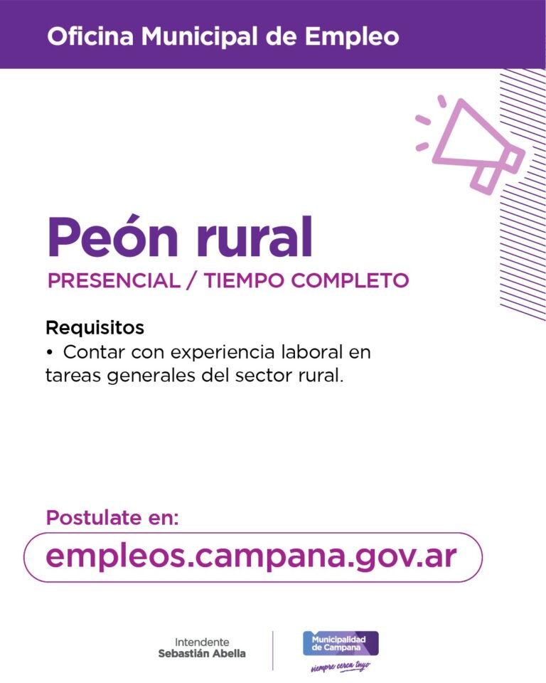 El Portal de Empleo del Municipio cuenta con nuevas búsquedas laborales