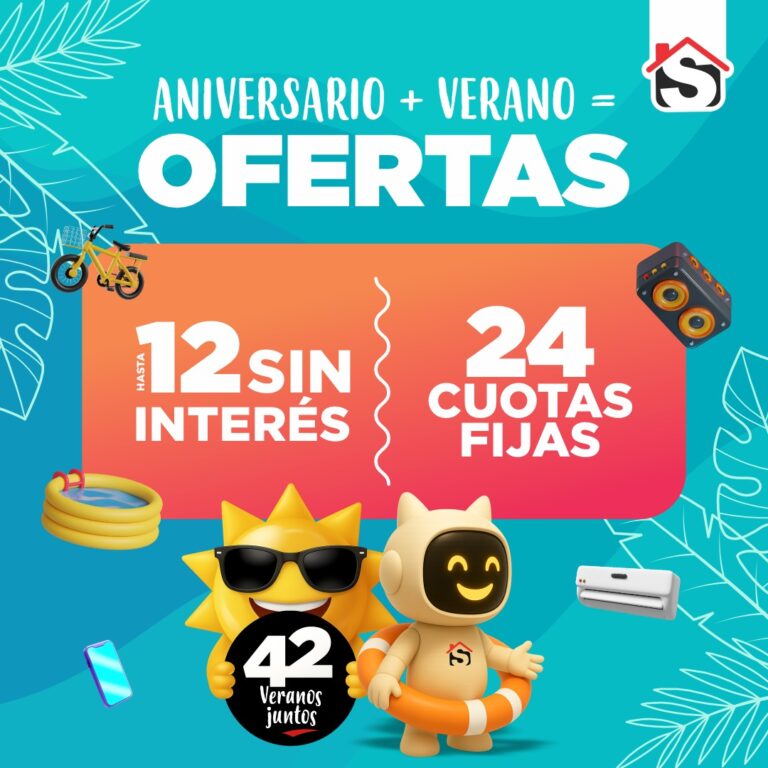 Aniversario + Verano = Ofertas ☀️🎉