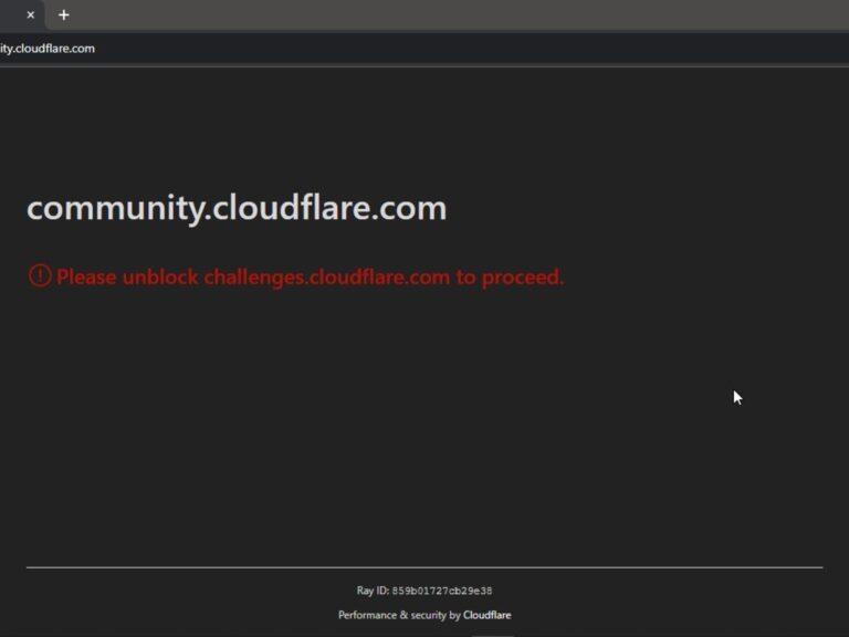 el escudo de seguridad de Cloudflare que a veces falla y cómo solucionarlo