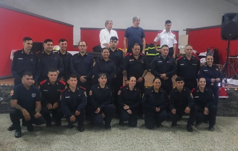 El Intendente acompañó el cierre de año de los Bomberos Voluntarios
