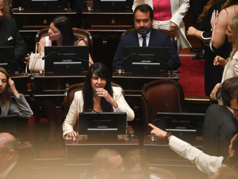 El Gobierno no consigue sumar los votos y la libertaria Villaverde ahora tiene un pie afuera del Senado