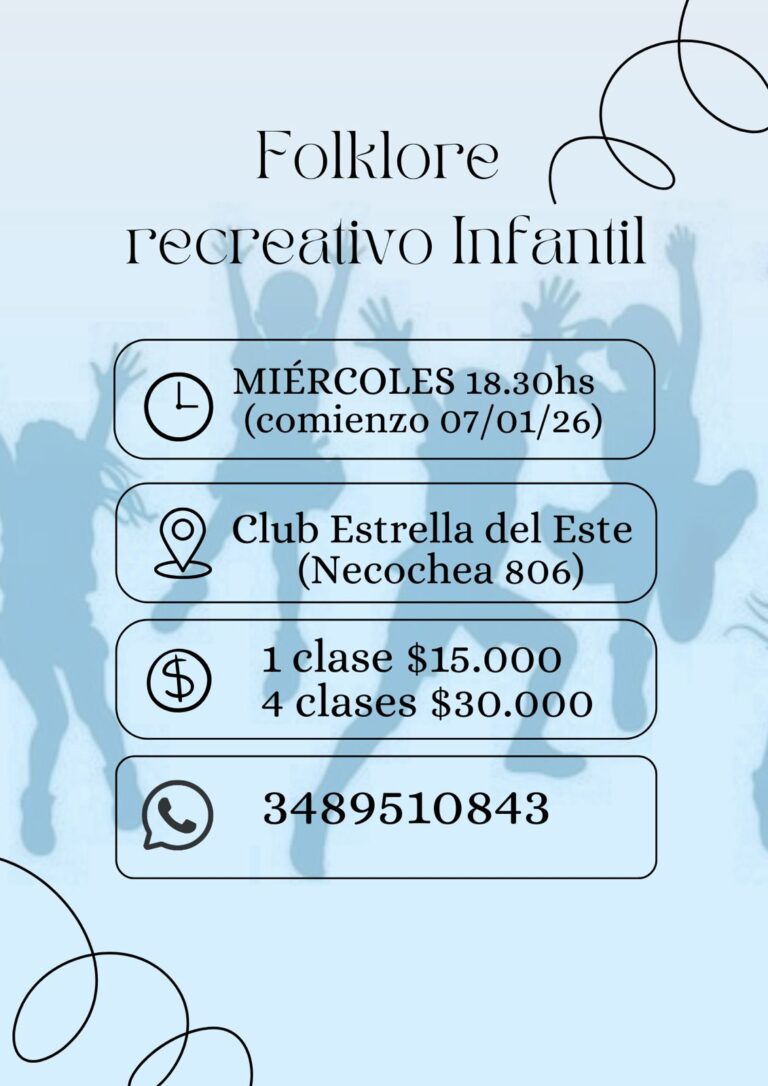 Folklore recreativo Infantil.