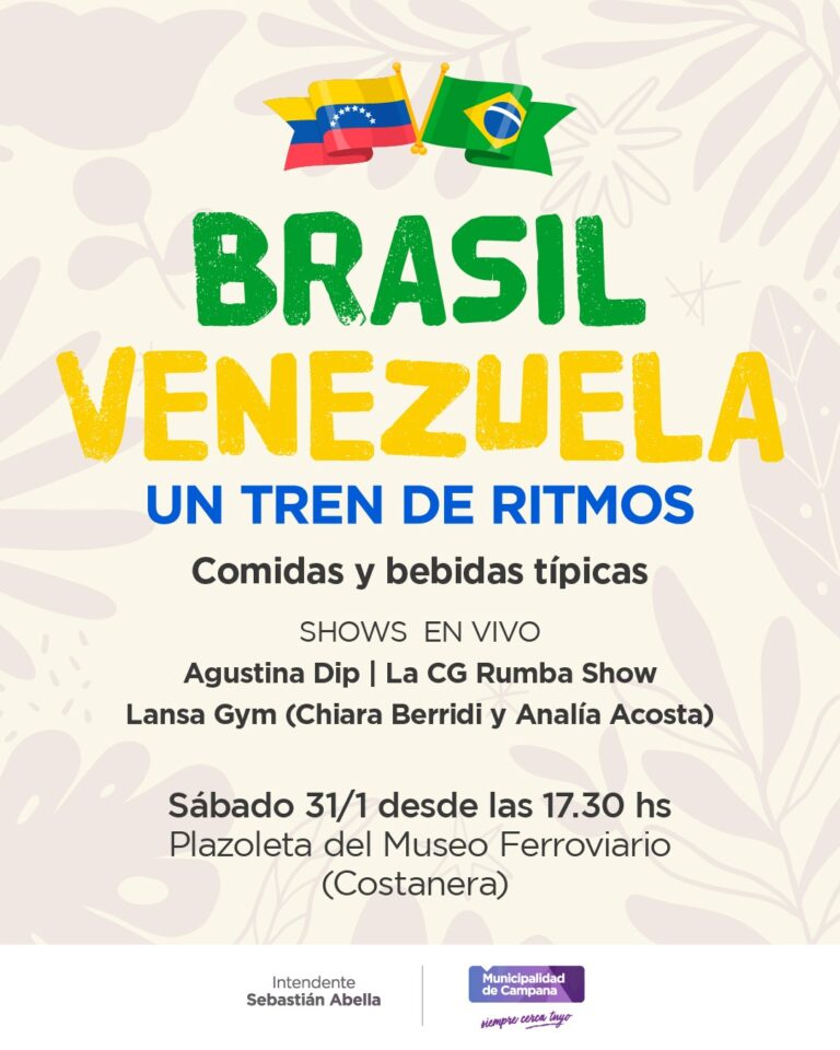 Este sábado la Costanera vibrará al ritmo de cultura de Brasil y Venezuela