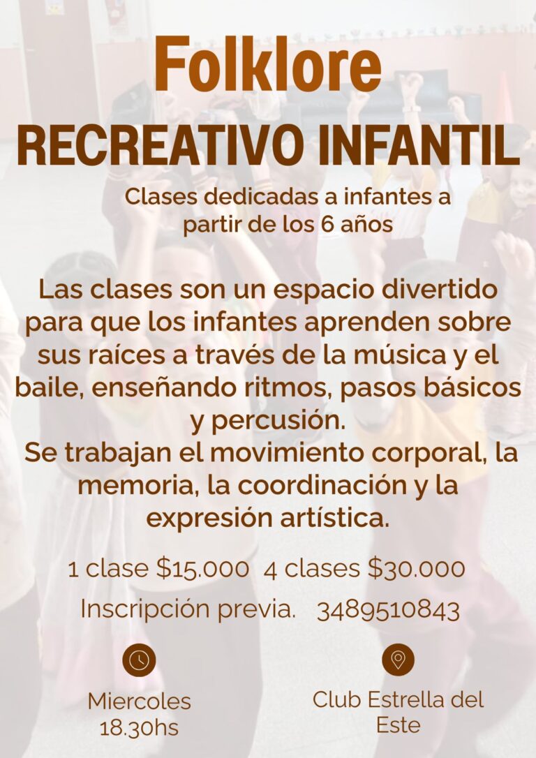 Folklore recreativo infantil.