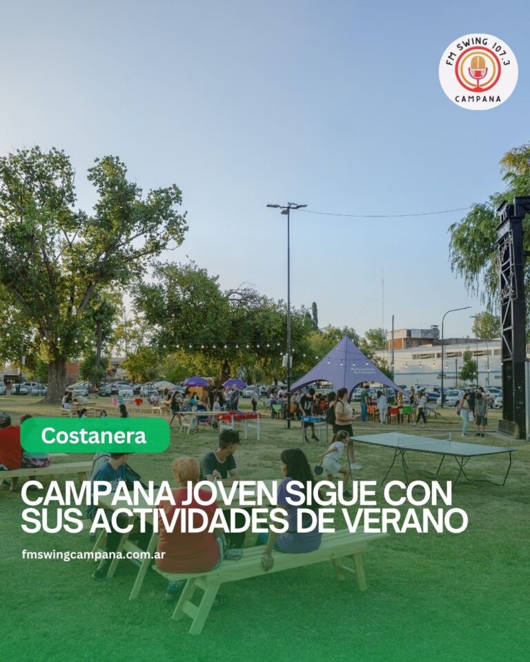 Campana Joven sigue con sus actividades de verano en la Costanera