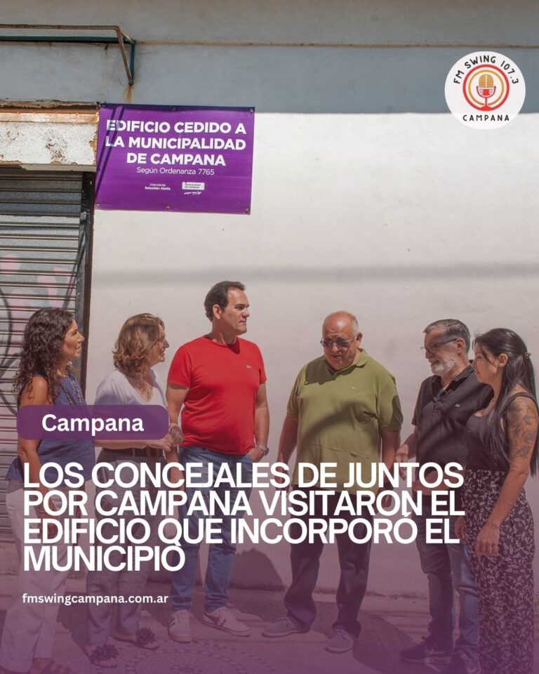 Los concejales de Juntos por Campana visitaron el edificio que incorporó el Municipio