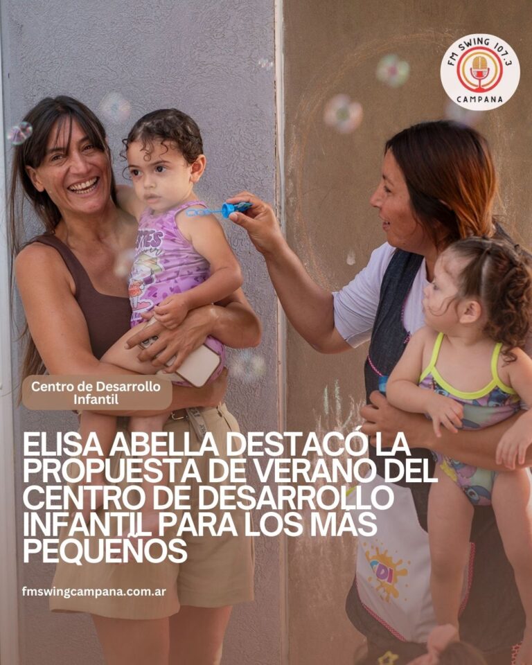 Elisa Abella destacó la propuesta de verano del Centro de Desarrollo Infantil para los más pequeños
