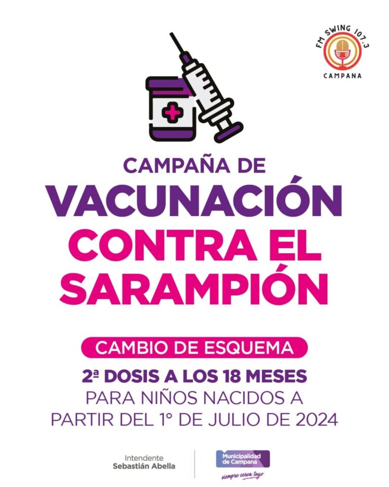 Sarampión: cambió el esquema de la vacuna Triple Viral