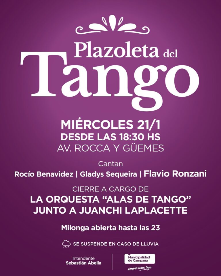 Este miércoles llega una nueva edición de la Plazoleta del Tango