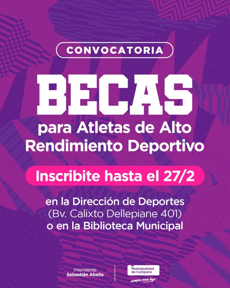 Becas de alto rendimiento deportivo: hasta el viernes hay tiempo de inscribirse