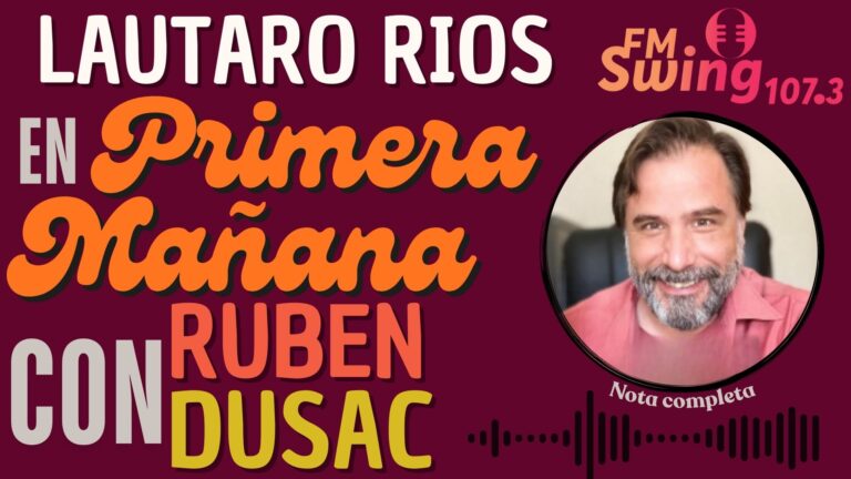 Dr Lautaro Rios : Los hechos en la politica involucran a toda la familia directa o indirectamente.