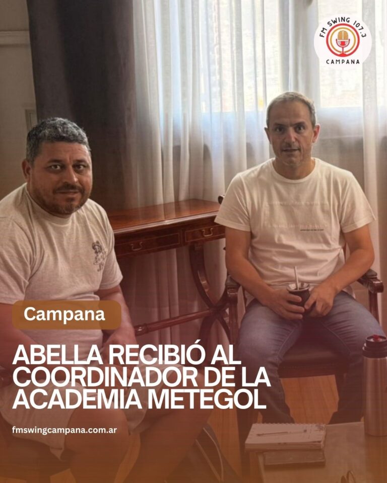 Abella recibió al Coordinador de la Academia Metegol