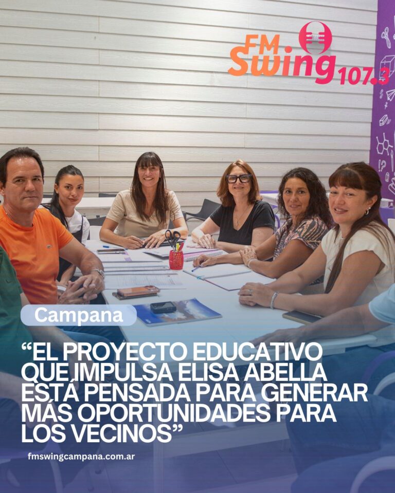 “El proyecto educativo que impulsa Elisa Abella está pensada para generar más oportunidades para los vecinos”