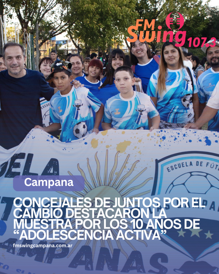 Abella acompañó la jornada inaugural del Campeonato “El Semillero Campanense”