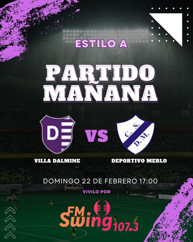 Villa Dalmine VS Deportivo Merlo – Escuchalo por FM SWING 107.3 mhz