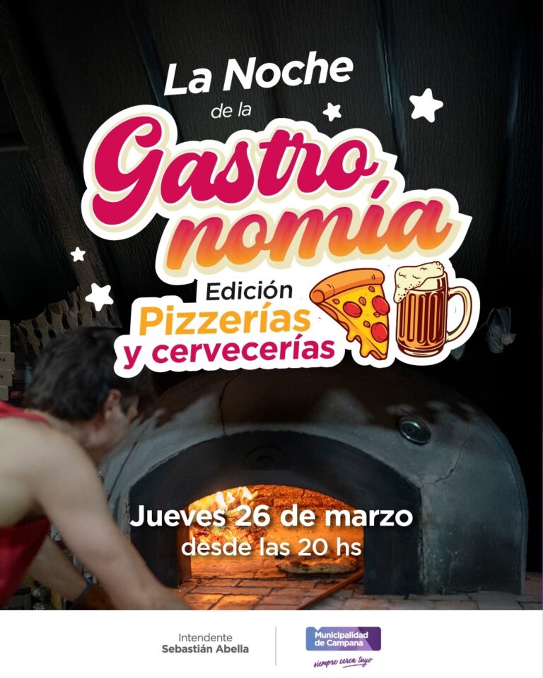 Campana se prepara para disfrutar una nueva edición de “La Noche de la Gastronomía”