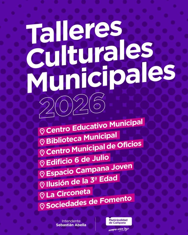 Ya está abierta la inscripción a los talleres culturales del Municipio