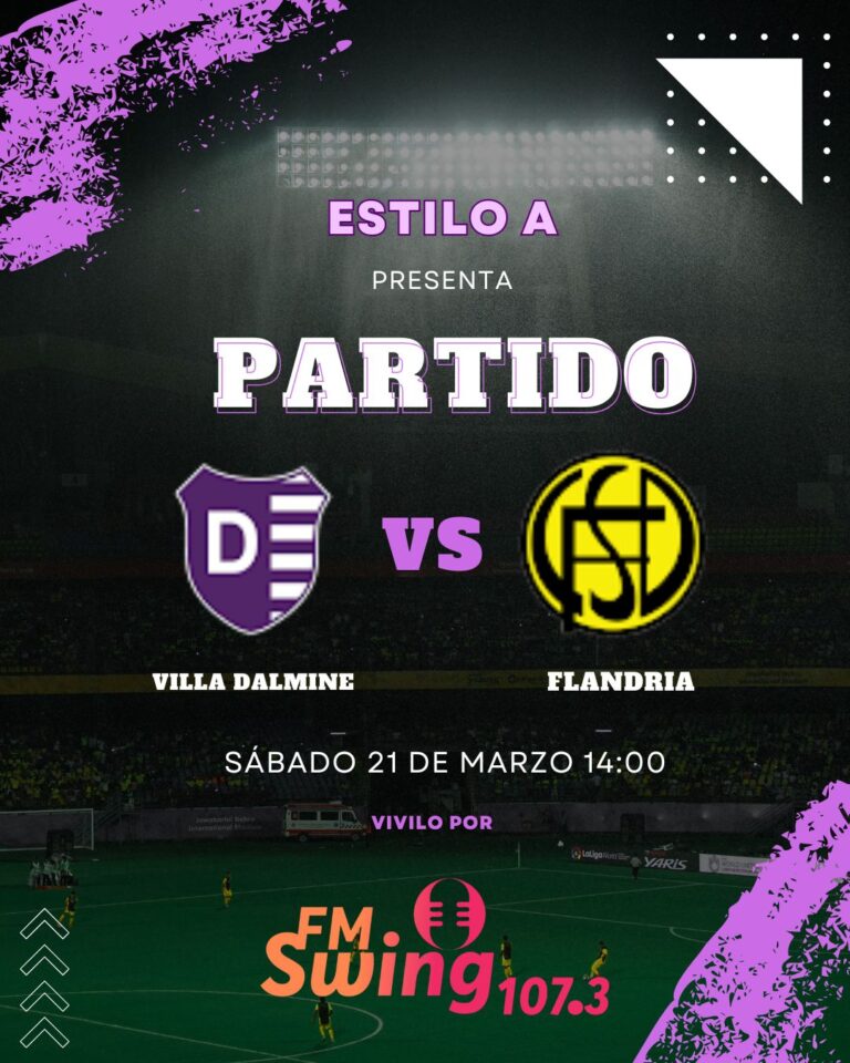 Villa Dalmine VS Flandria – Escuchalo por FM SWING 107.3 mhz