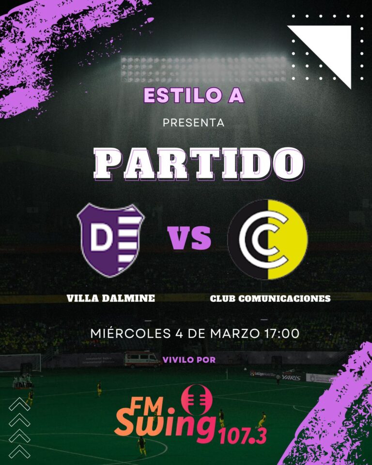 Villa Dalmine VS Club Comunicaciones – Escuchalo por FM SWING 107.3 mhz