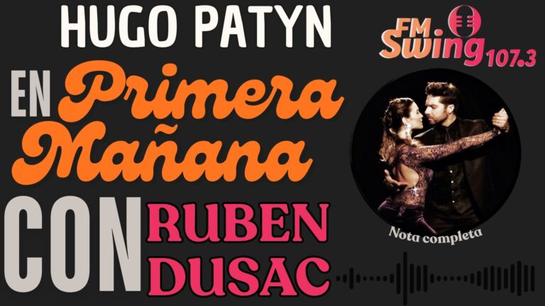 Hugo Patyn : Su espectáculo International tango Show y su visión de la politica Argentina