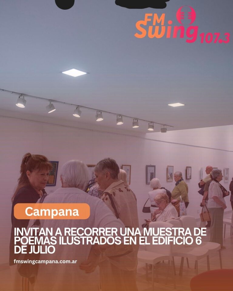 Invitan a recorrer una muestra de poemas ilustrados en el Edificio 6 de Julio