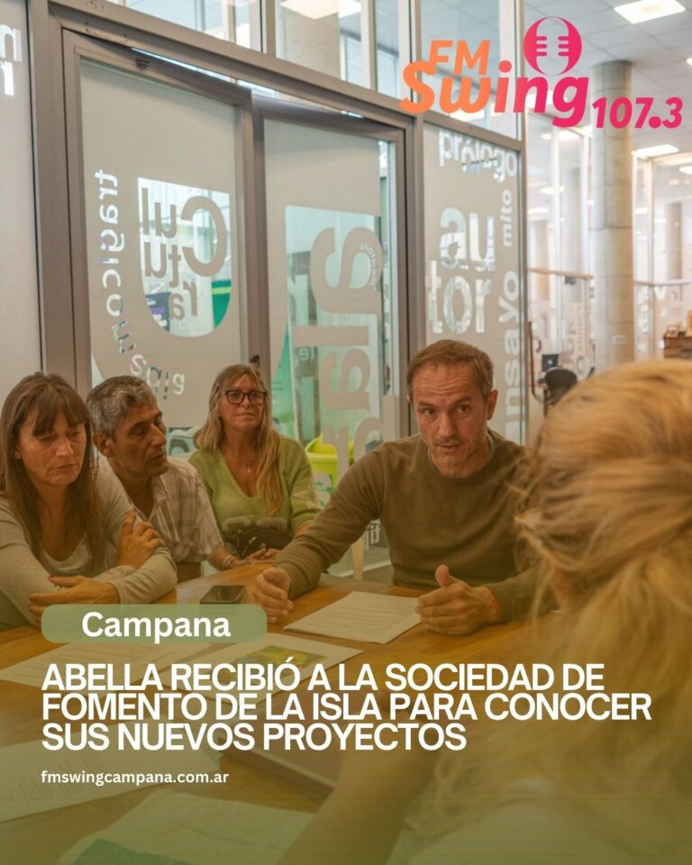 Abella recibió a la sociedad de fomento de la isla para conocer sus nuevos proyectos