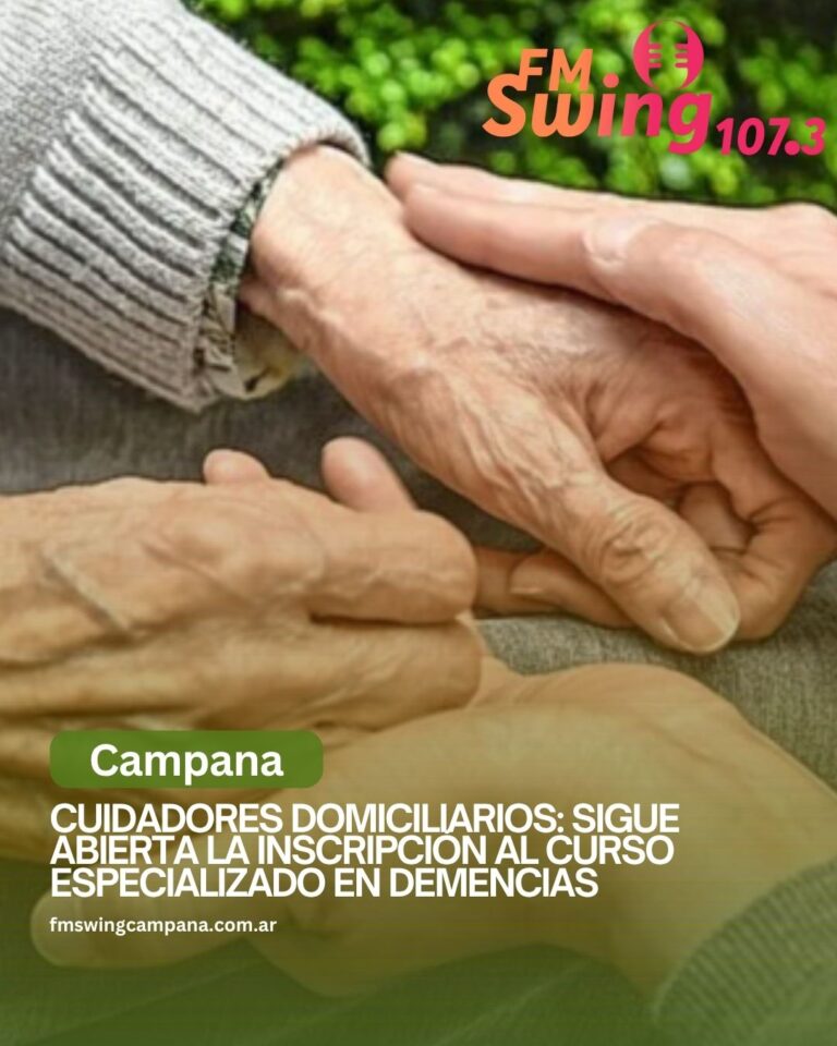 Cuidadores domiciliarios: sigue abierta la inscripción al curso especializado en demencias