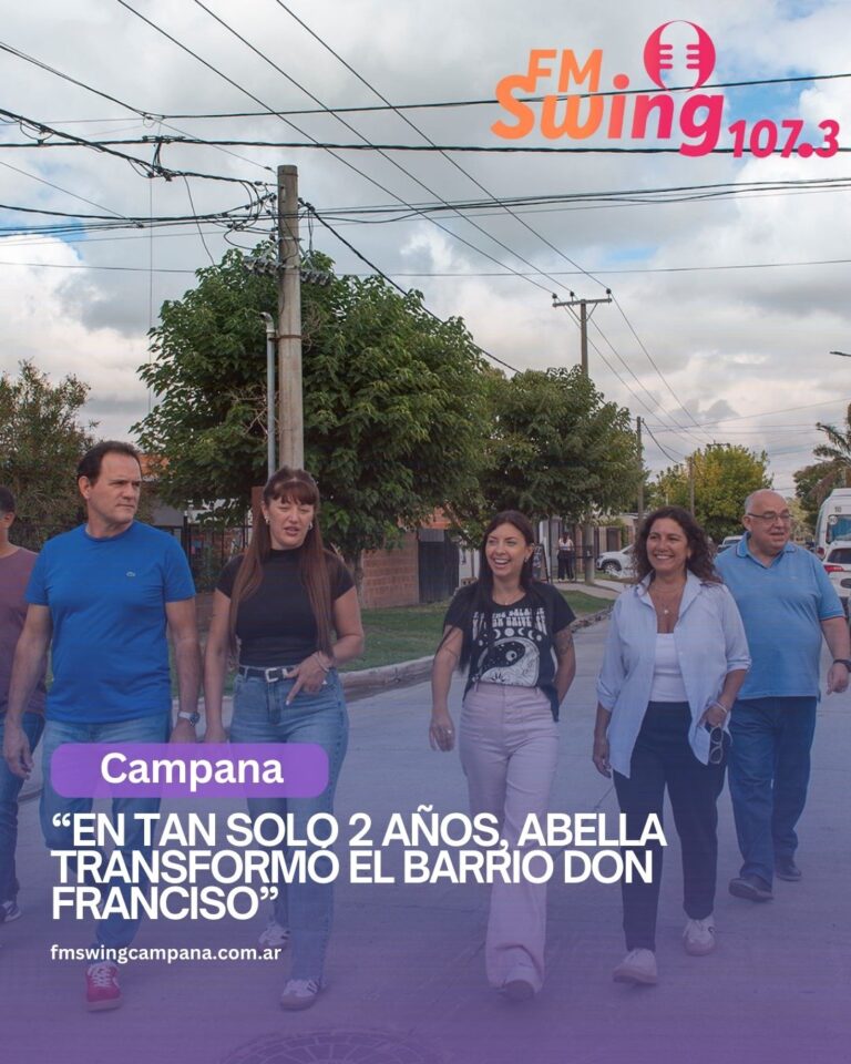 “En tan solo 2 años, Abella transformó el barrio Don Franciso”
