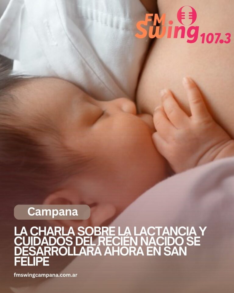 La charla sobre la lactancia y cuidados del recién nacido se desarrollará ahora en San Felipe