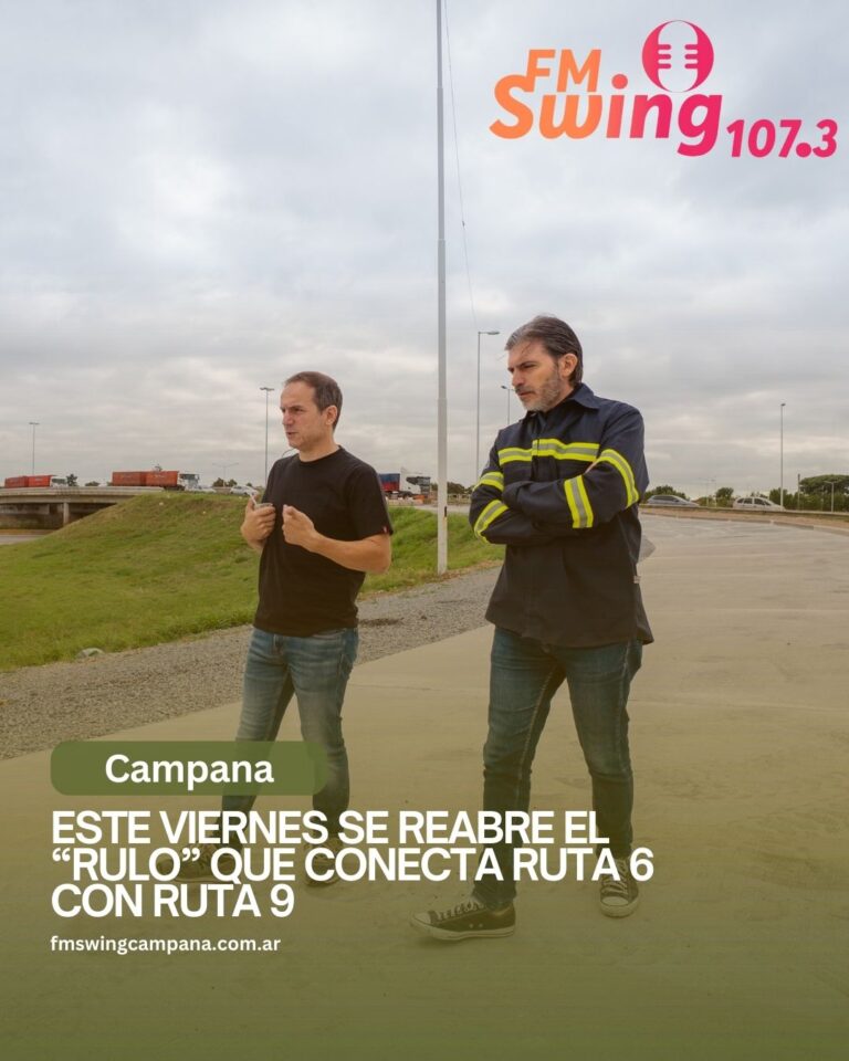 Este viernes se reabre el “rulo” que conecta Ruta 6 con Ruta 9