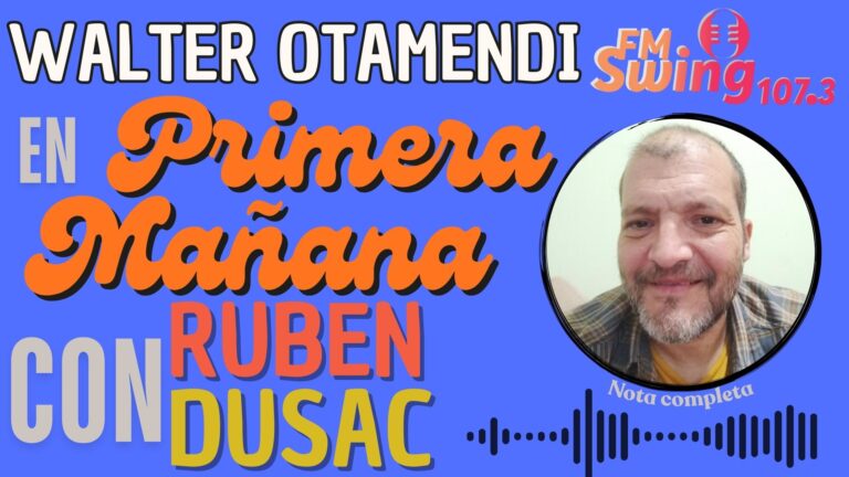 Walter Otamendi , Sec de Prensa del S.T.M.C y el proyecto Campana al Agua con chicos de las Escuelas de nuestra ciudad . Paritarias …