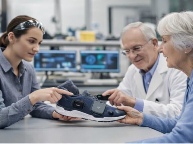 El zapato inteligente con 253 sensores que busca prevenir caídas en adultos mayores
